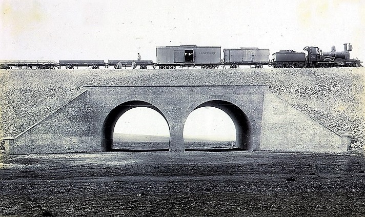 TREN CRUZANDO UN PUENTE